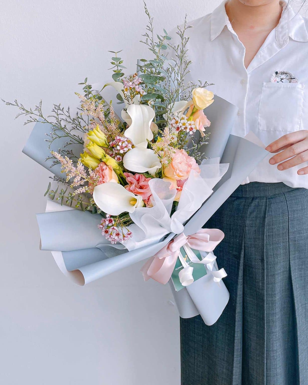 Birthday Bouquet Singapore Flowers And Kisses