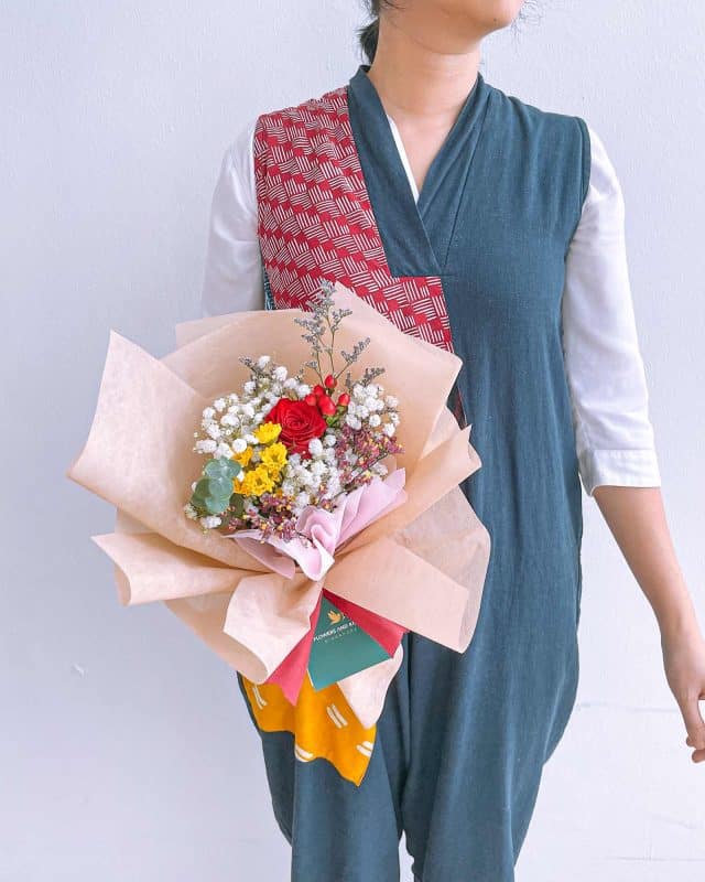 Single Stalk Rose Same Day Delivery Singapore Flowers and Kisses