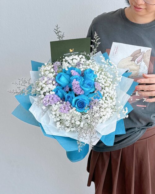 tiffany blue 9 stalks