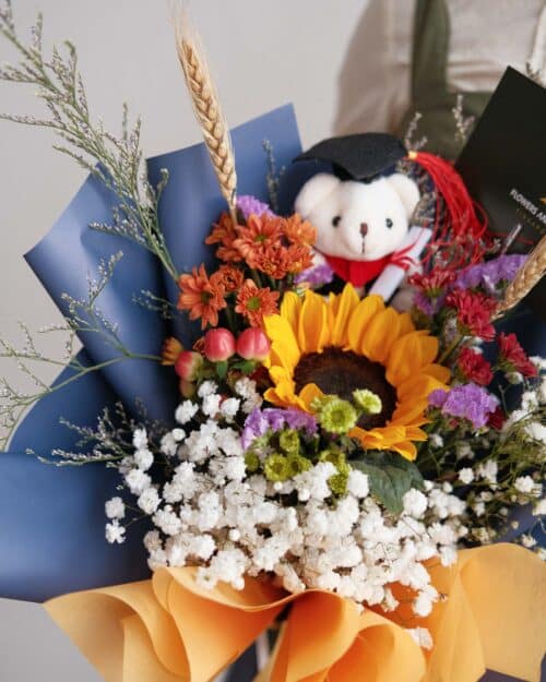 Sunflower Graduation Bouquet sunflower graduation bouquet zoom