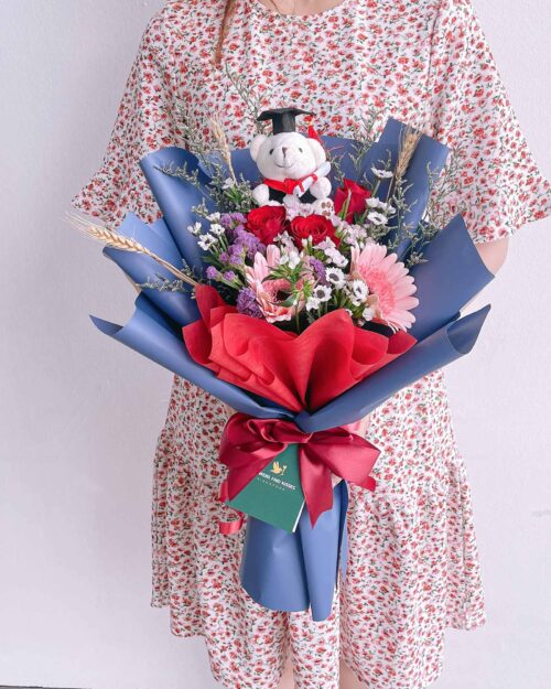 Red Rose Graduation Bouquet Red Rose Graduation Bouquet