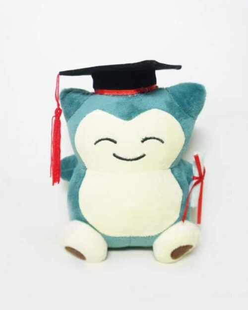 Snorlax graduation plush on sale