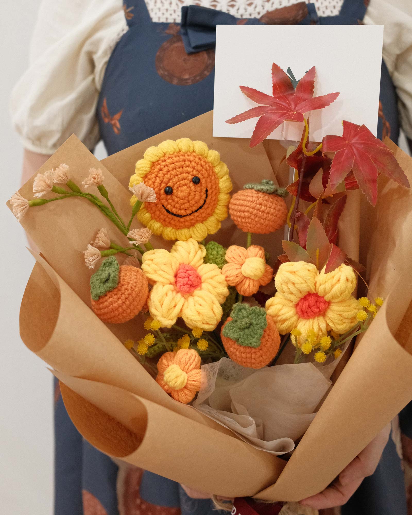 Persimmon (Crochet Flower) Persimmon crochet zoom