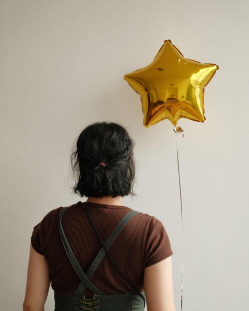 Golden Star Balloon