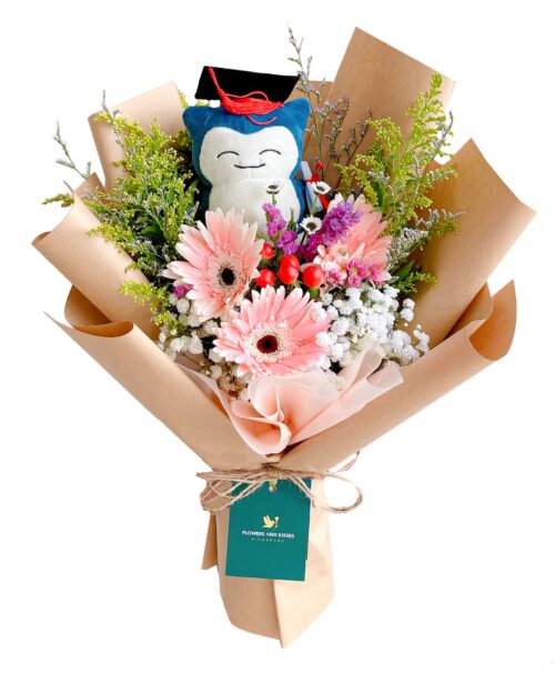 Alternative view of Daisy Snorlax Graduation Bouquet