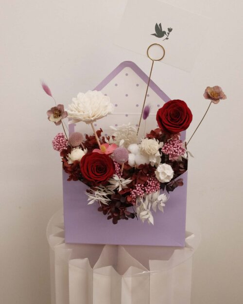 Charlotte envelope purple