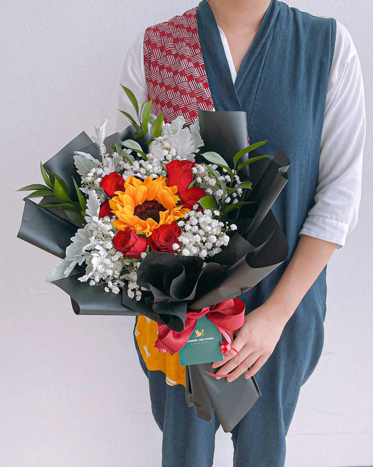 SILK WRAP TOP AURELIA FLOWERS BLOOM