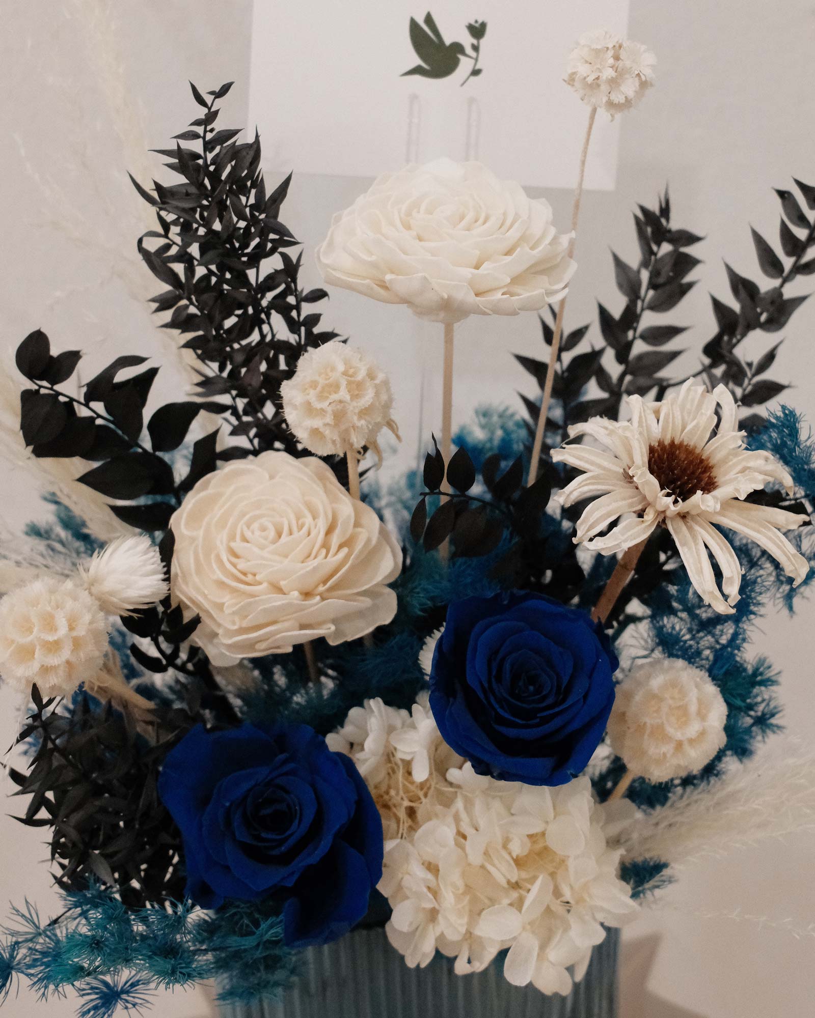 Ocean (Dried & Preserved flowers) Ocean preserved flowers details