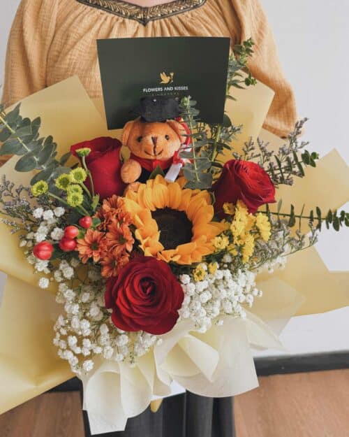 Graduation Marigold graduation marigold white bear zoom