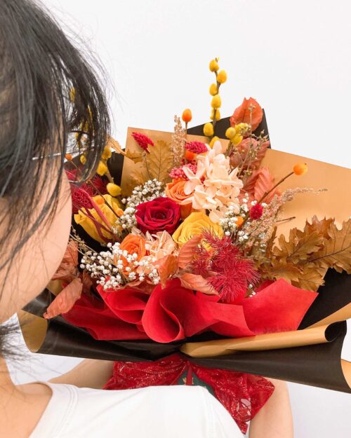 Vermillion (Dried & Preserved flowers) Vermillion (Dried & Preserved flowers)