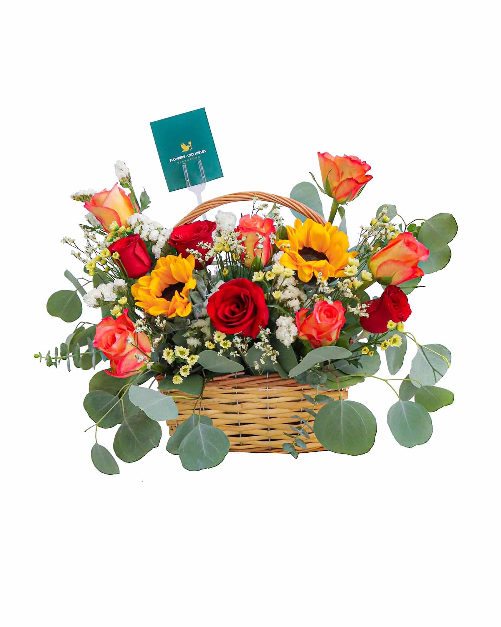 Flower Baskets Singapore Flowers and Kisses