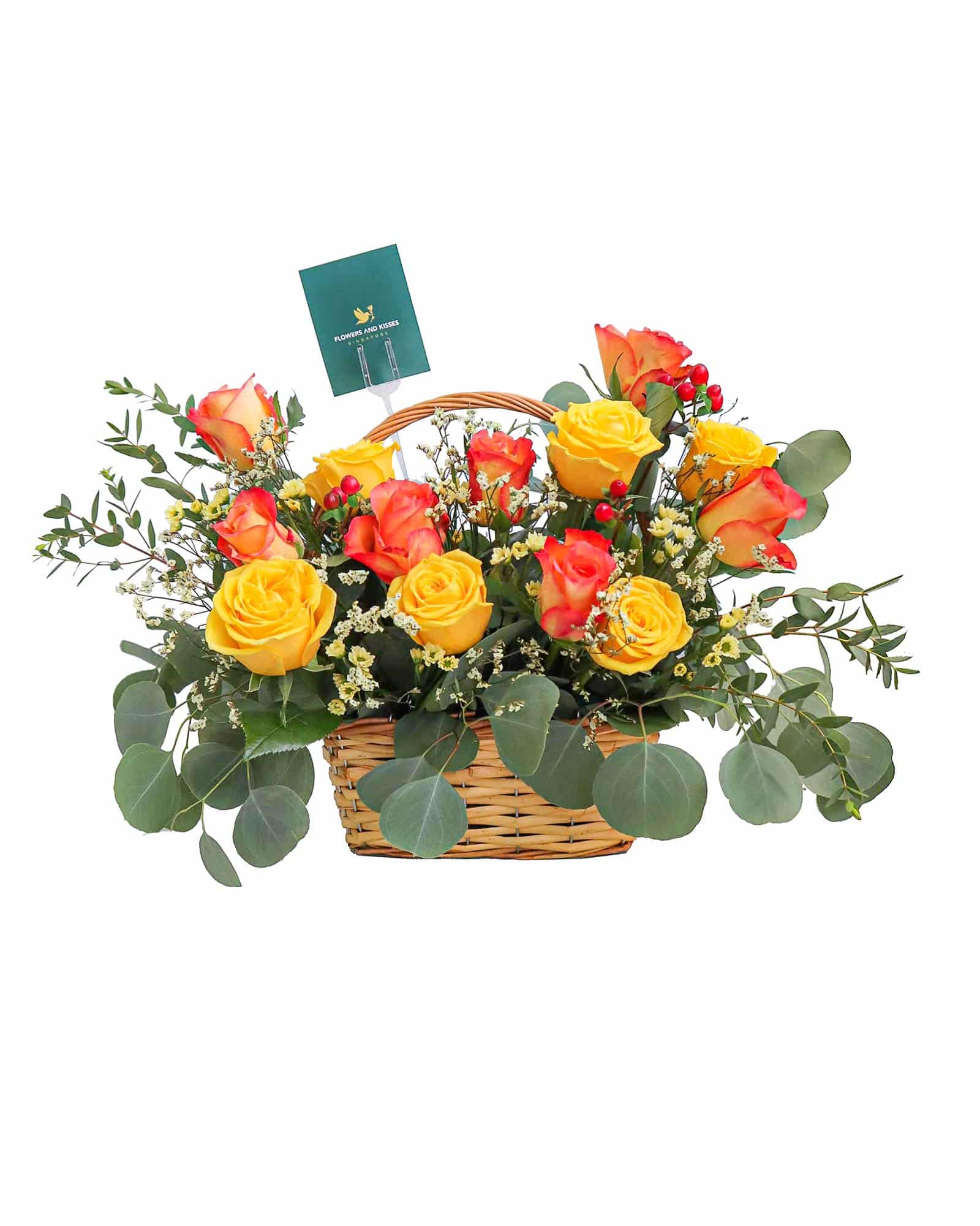 Flower Baskets Singapore Flowers and Kisses