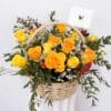 Sandra Sandra orange rose basket