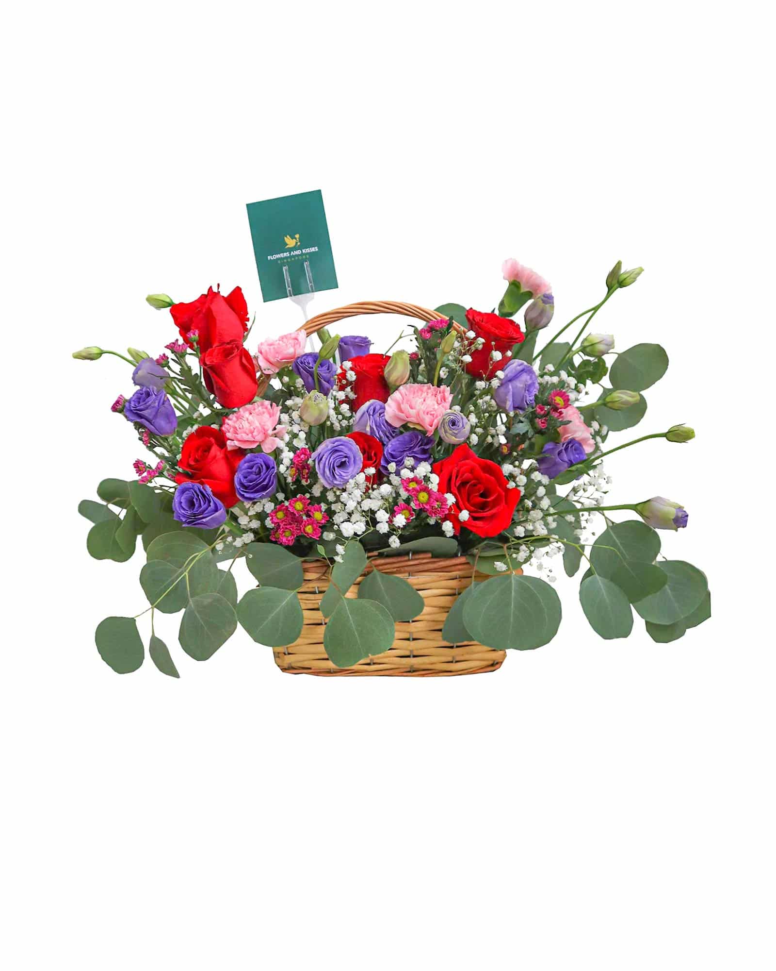 Flower Baskets Singapore Flowers and Kisses