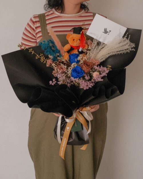 graduation adam brown bear front 2