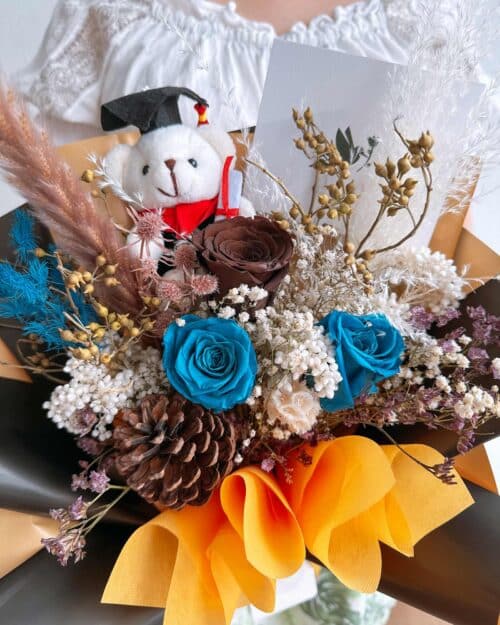 Graduation Adam (Dried & Preserved flowers) graduation adam zoom