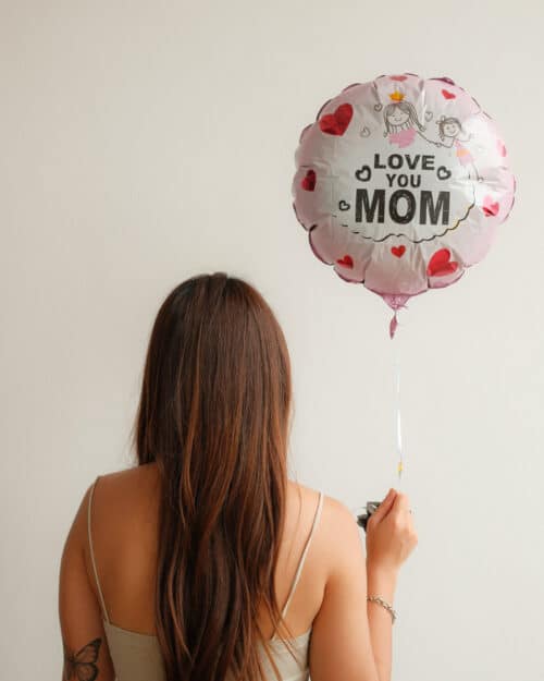 Love you mum balloon model