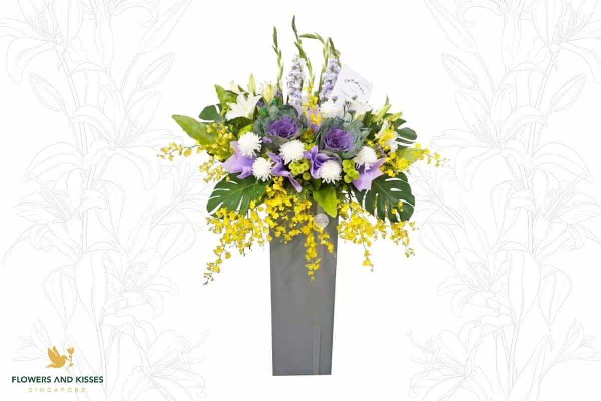 Etiquette for sending condolence flowers Are colourful flowers appropriate-condolence wreath