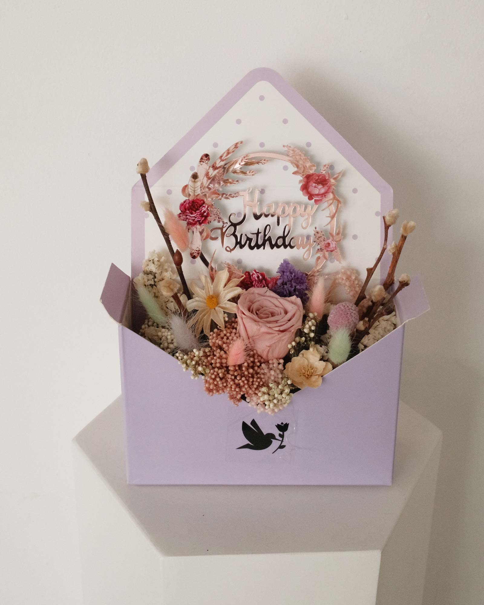 Birthday Wish (Dried & Preserved flowers) Birthday wish