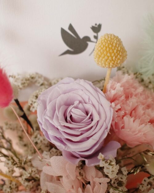 Mother's day dried purple