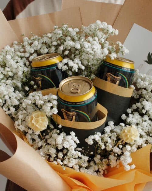 Guiness Beer bouquet zoom in 3