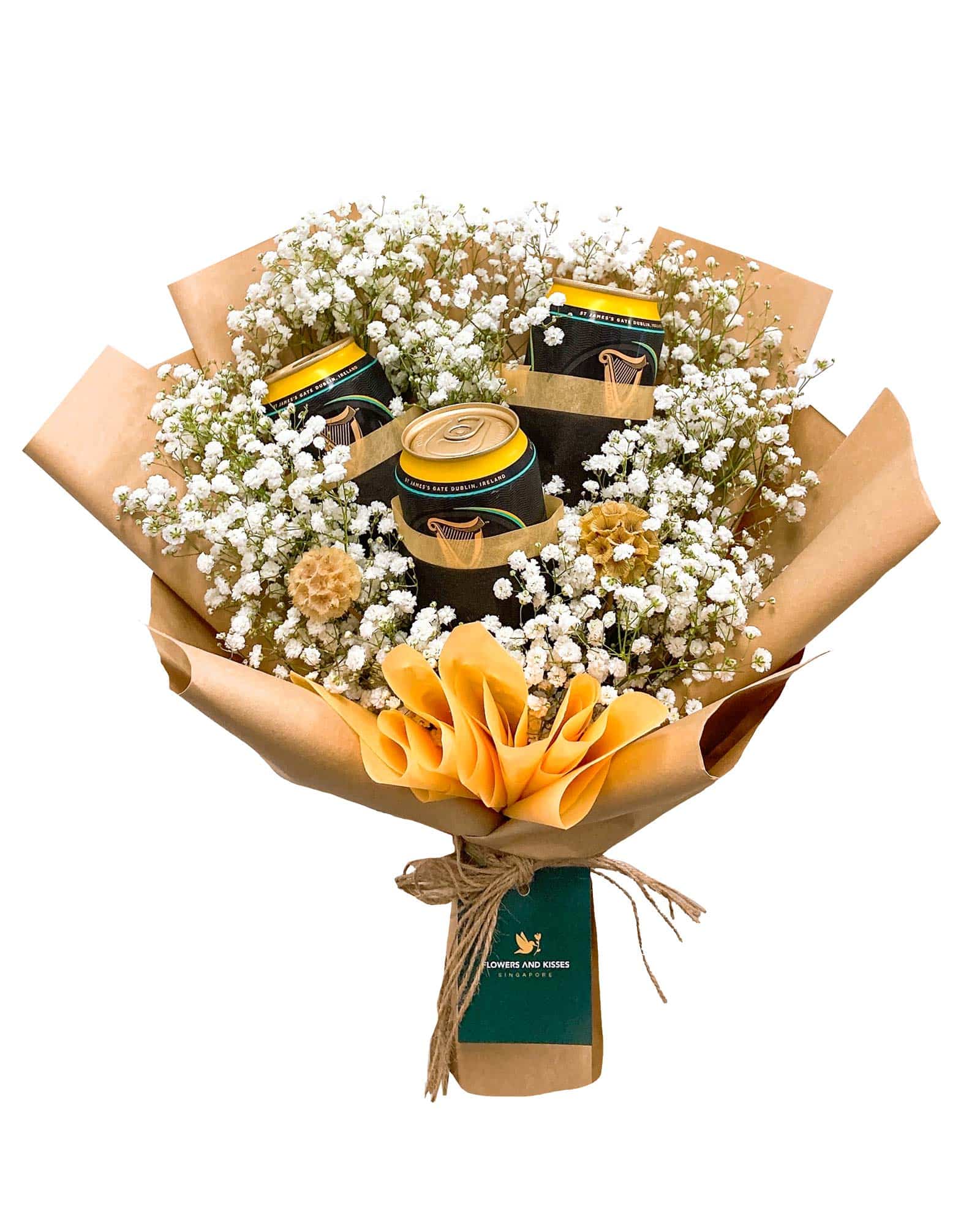 Guinness Beer Bouquet Flowers And Kisses