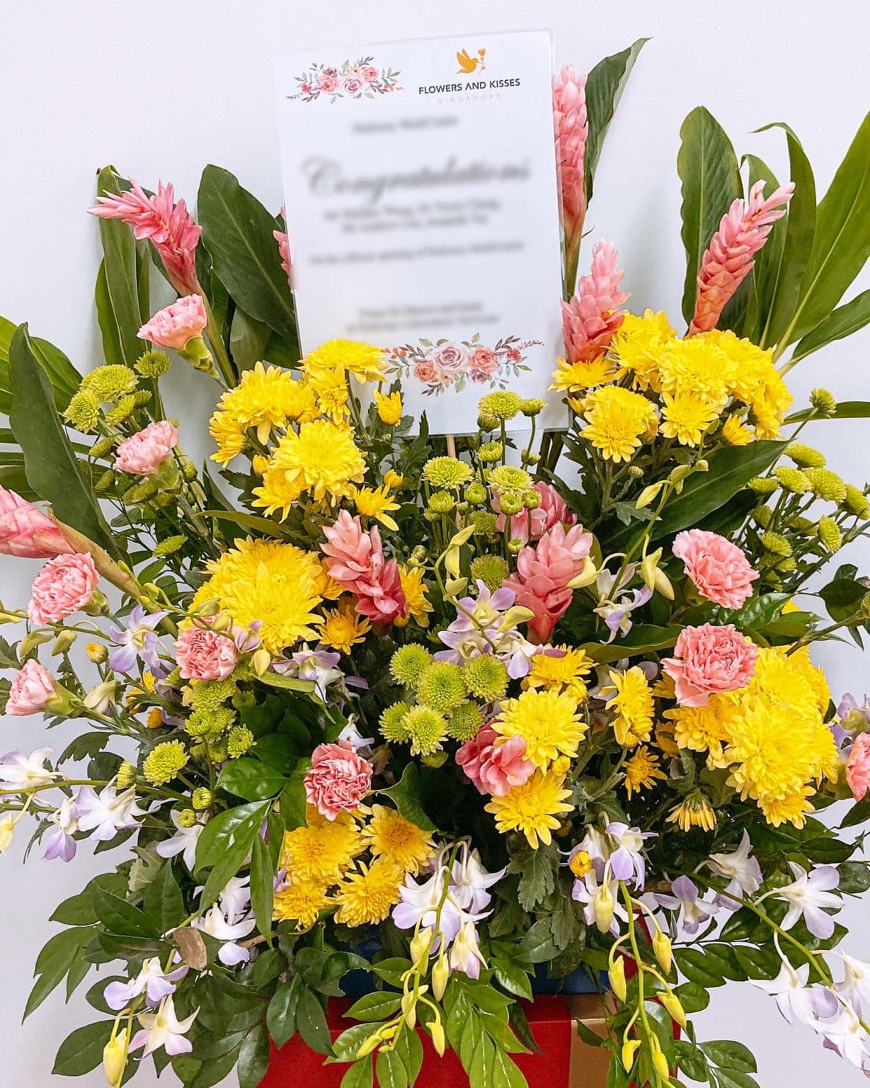 Rewarding Journey Opening Flower Stand Flowers and Kisses