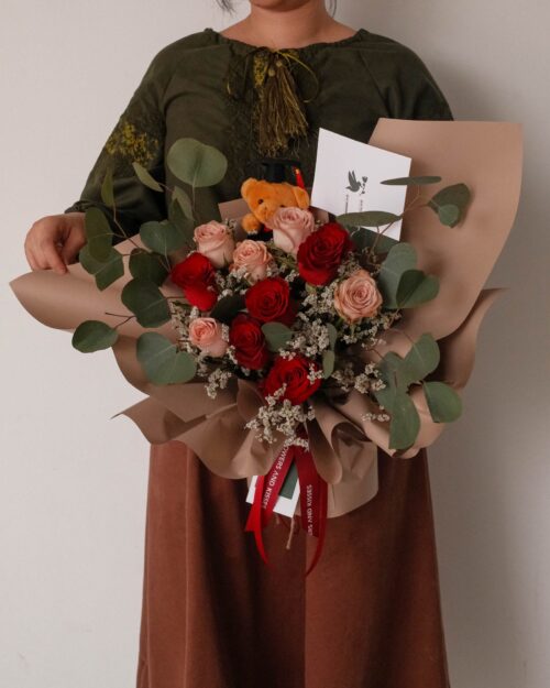 graduation nutella brown bear front 1