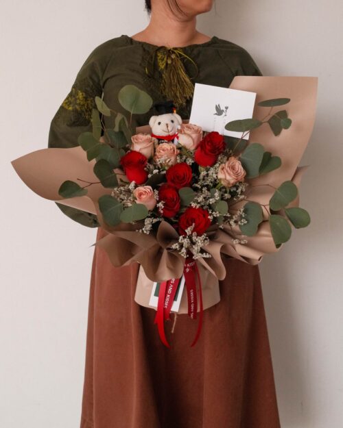 graduation nutella white bear front 1