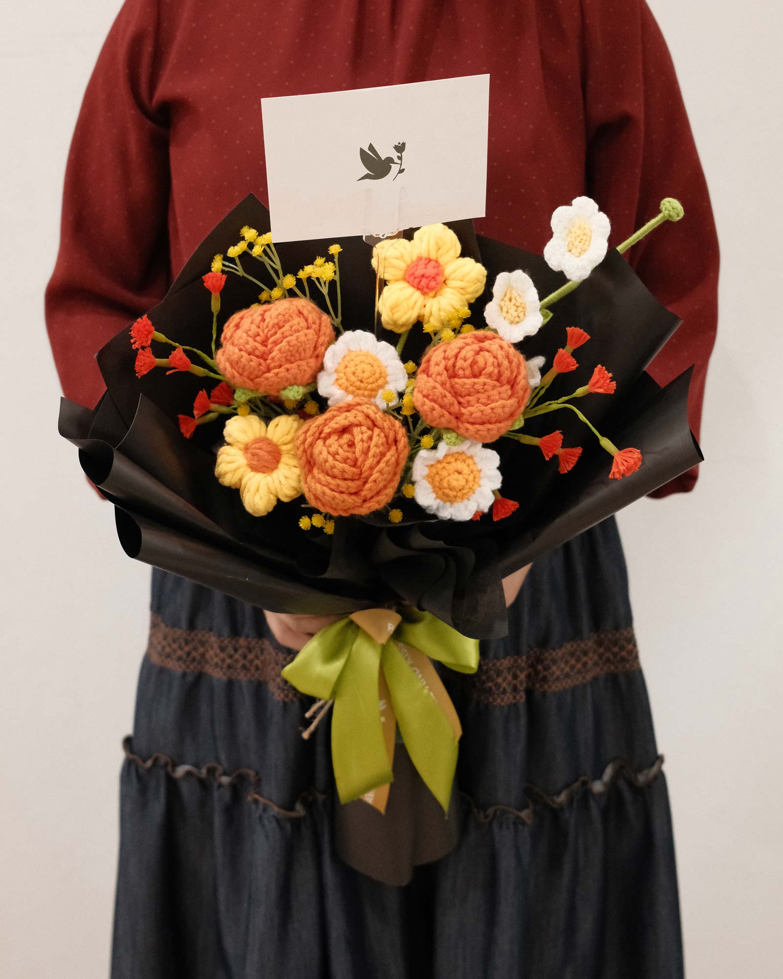 Beanie (Crochet Flower) Beanie