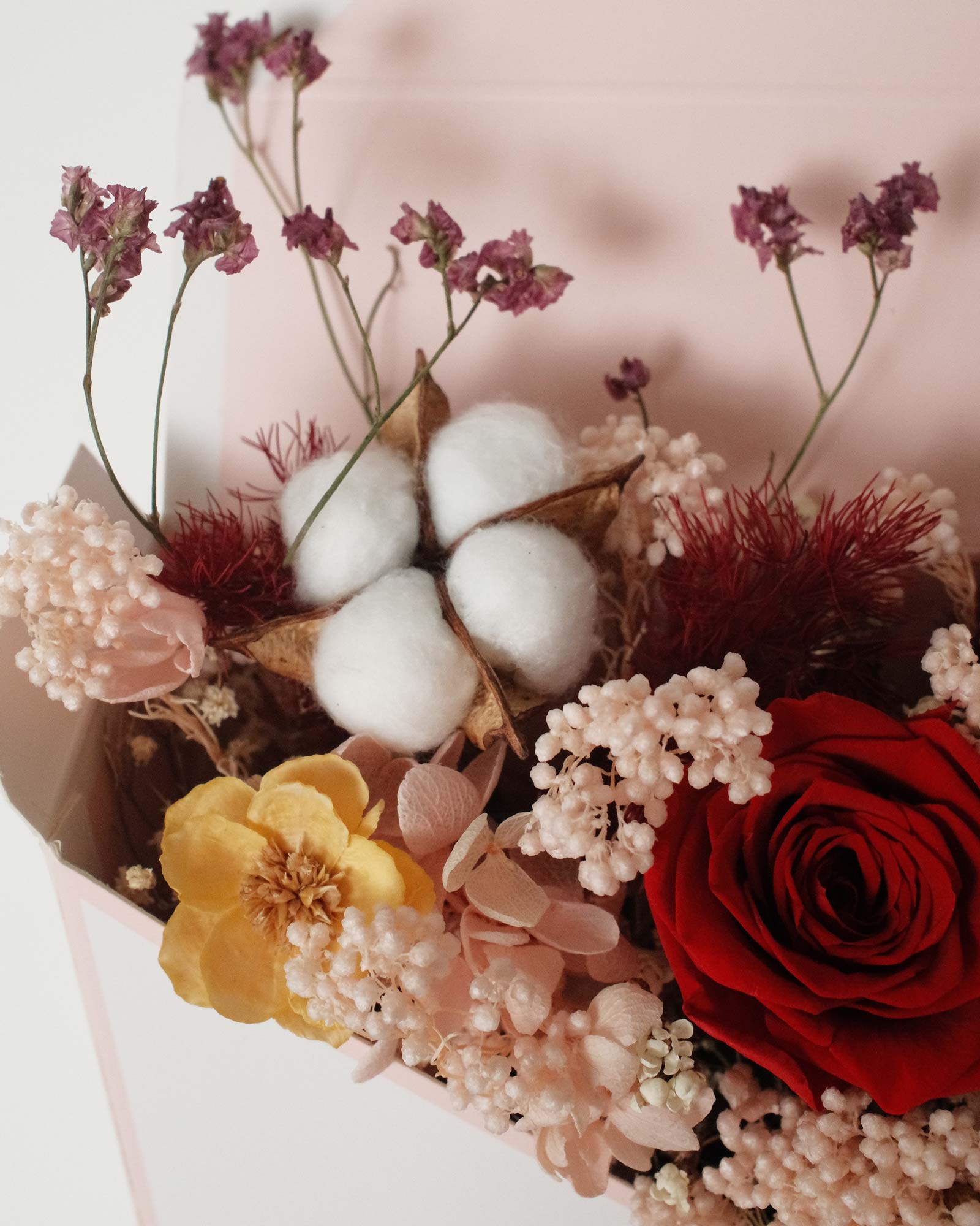 Minnie (Dried & Preserved flowers) Gem July zoom left