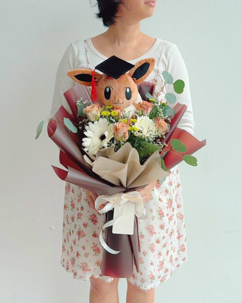 Graduation Eevee Bouquet