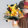 Graduation Pikachu Bouquet