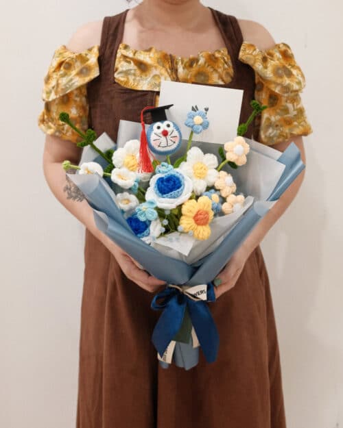 Doraemon Crochet Bouquet1