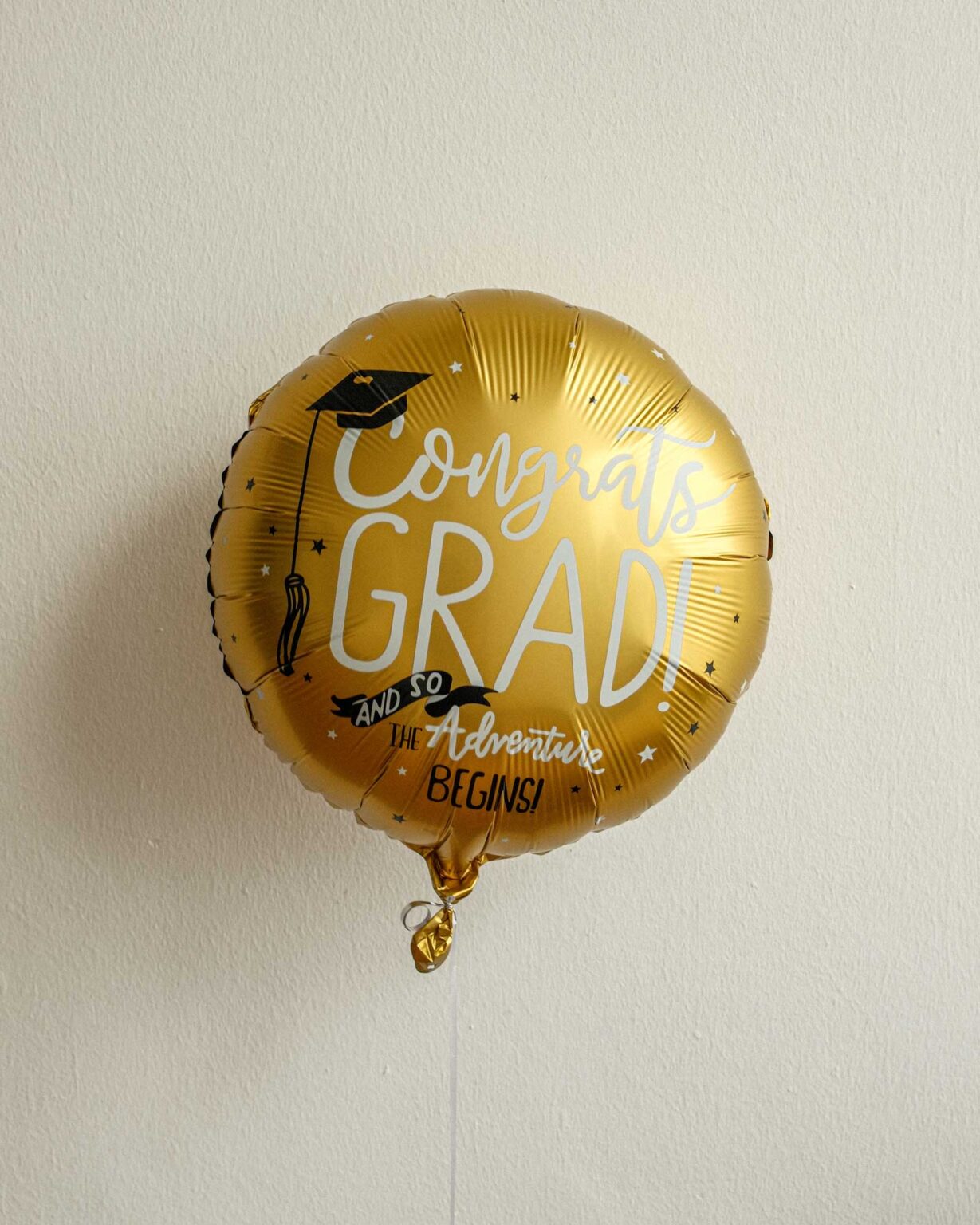 Congrats Grad And So The Adventure Begins Foil Helium Balloon | Flowers ...