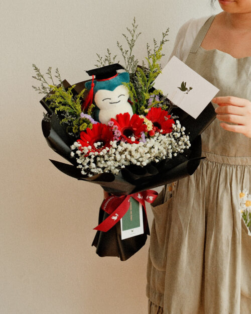 Snorlax grad red daisy