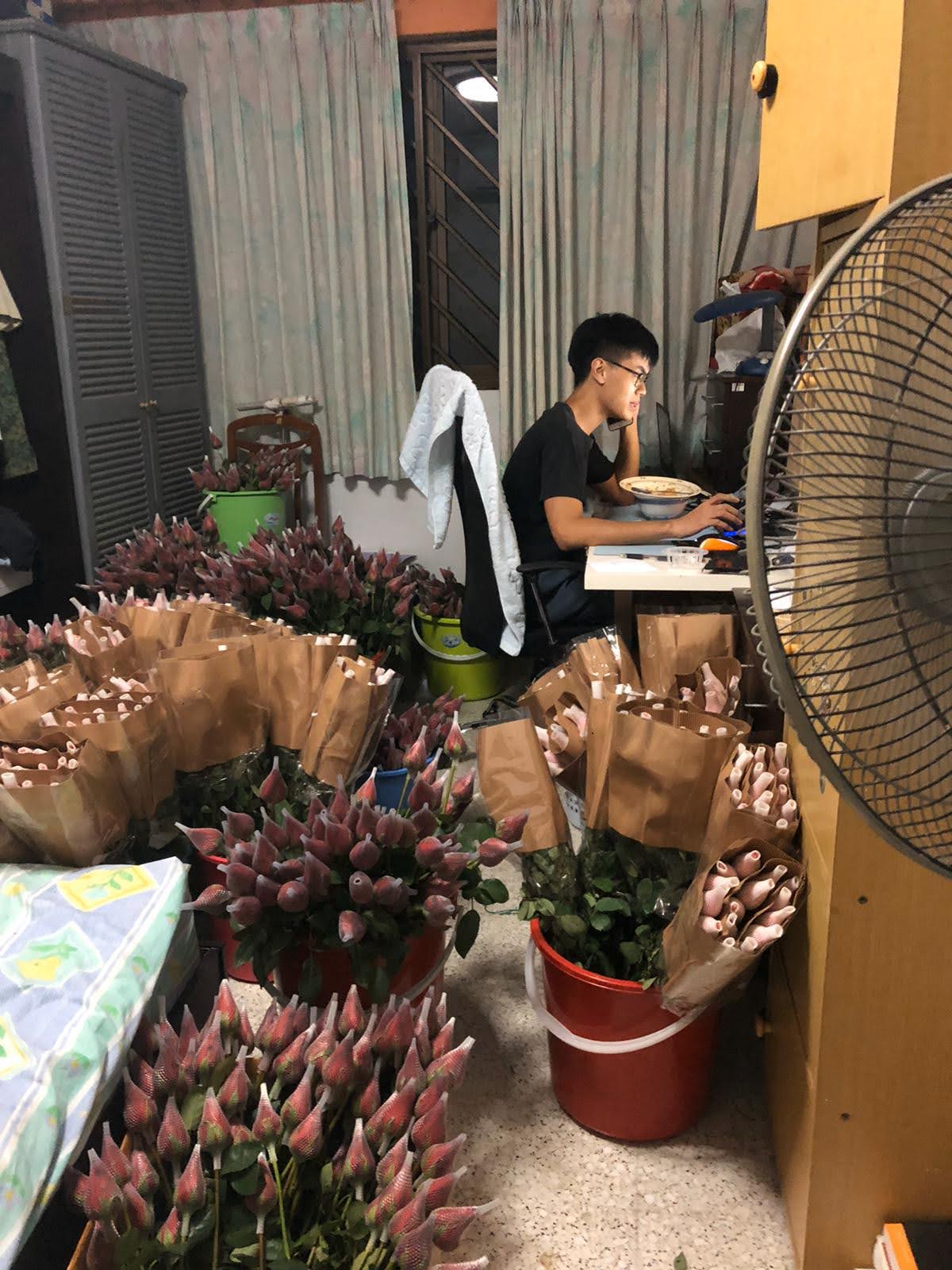 Starting days of Flowers and Kisses Singapore